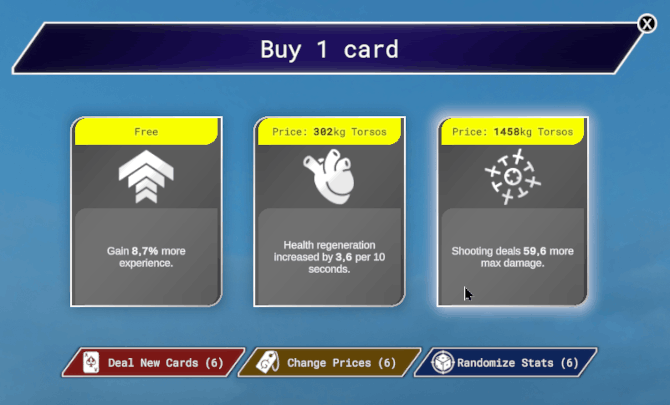 The Level Up Shop in zombie shooter apocalypse